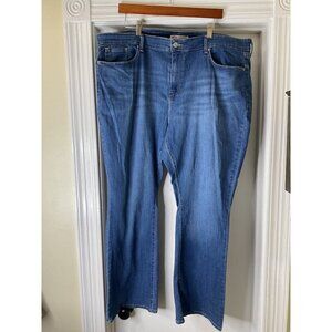 Levis Signature Mid-Rise Bootcut Jeans W36 L32 Mens Blue Denim
